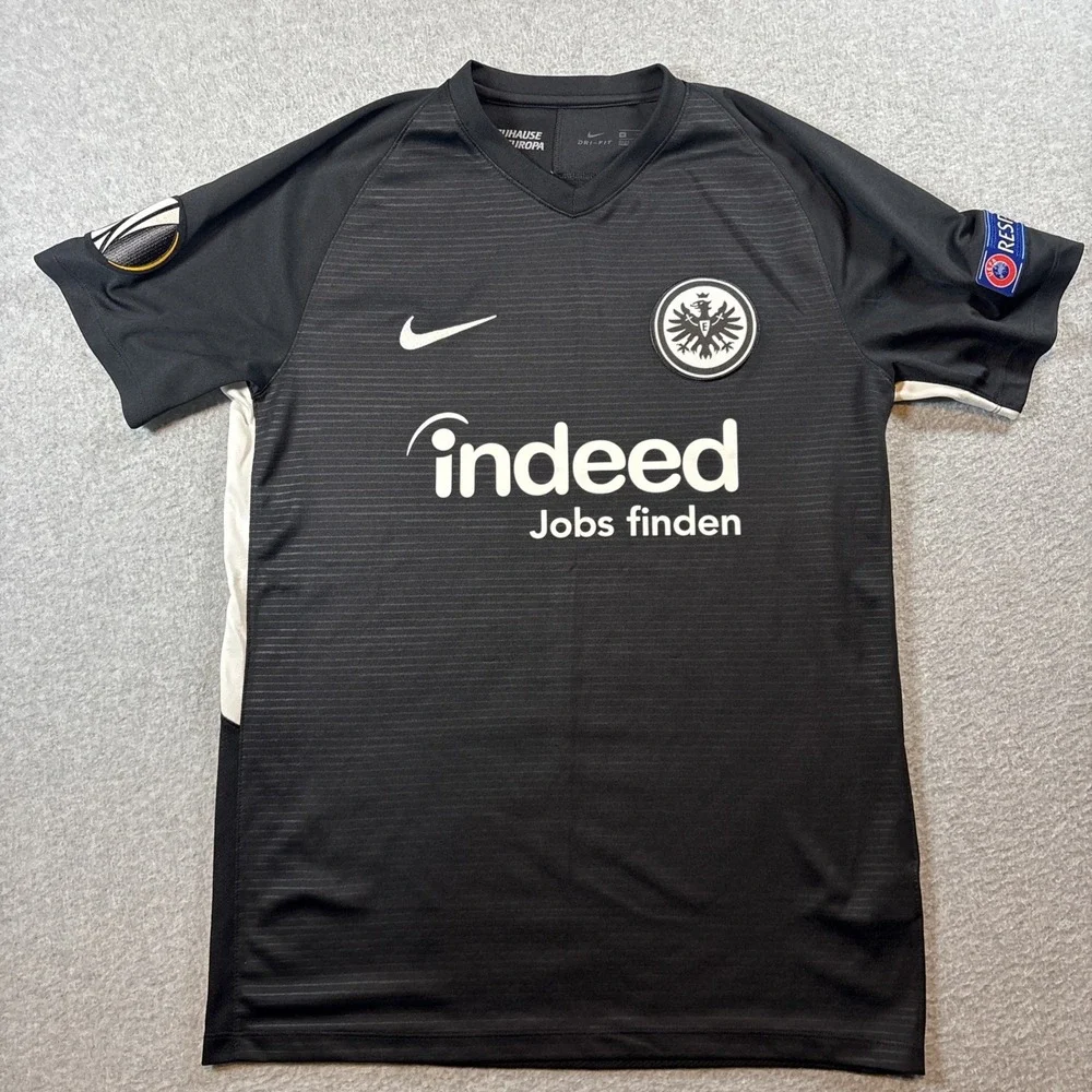EINTRACHT FRANKFURT HOME 2021 EUROPA LEAGUE SOCCER SHIRT FOOTBALL JERSEY sz M